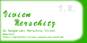 vivien merschitz business card